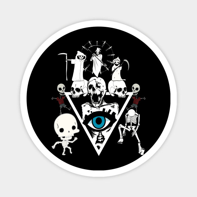 Ghost Family Magnet by Royalswisss